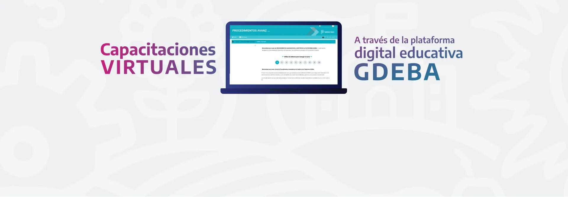 Capacitaciones virtuales Gdeba