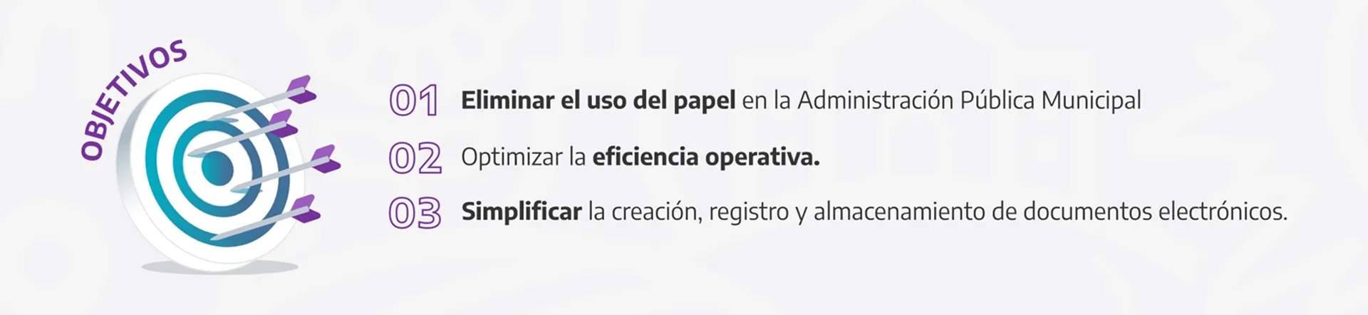 Objetivos: Despapelizar y Digitalizar Seguridad y preservación Transparencia Generación electrónica